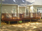 Ipe with white ipe rails